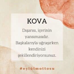 Kova Burcu Eylül Ayı Burç Yorumları 2022