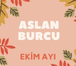 Aslan Burcu Ekim Ayı Yorumları 2022