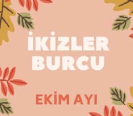 İkizler Burcu Ekim Ayı Yorumları 2022